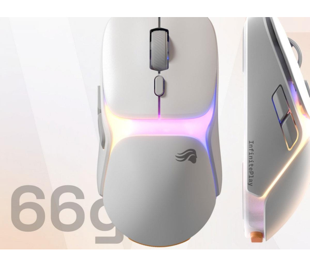 Glorious Model O Wireless Biały - 1469428 - zdjęcie 7